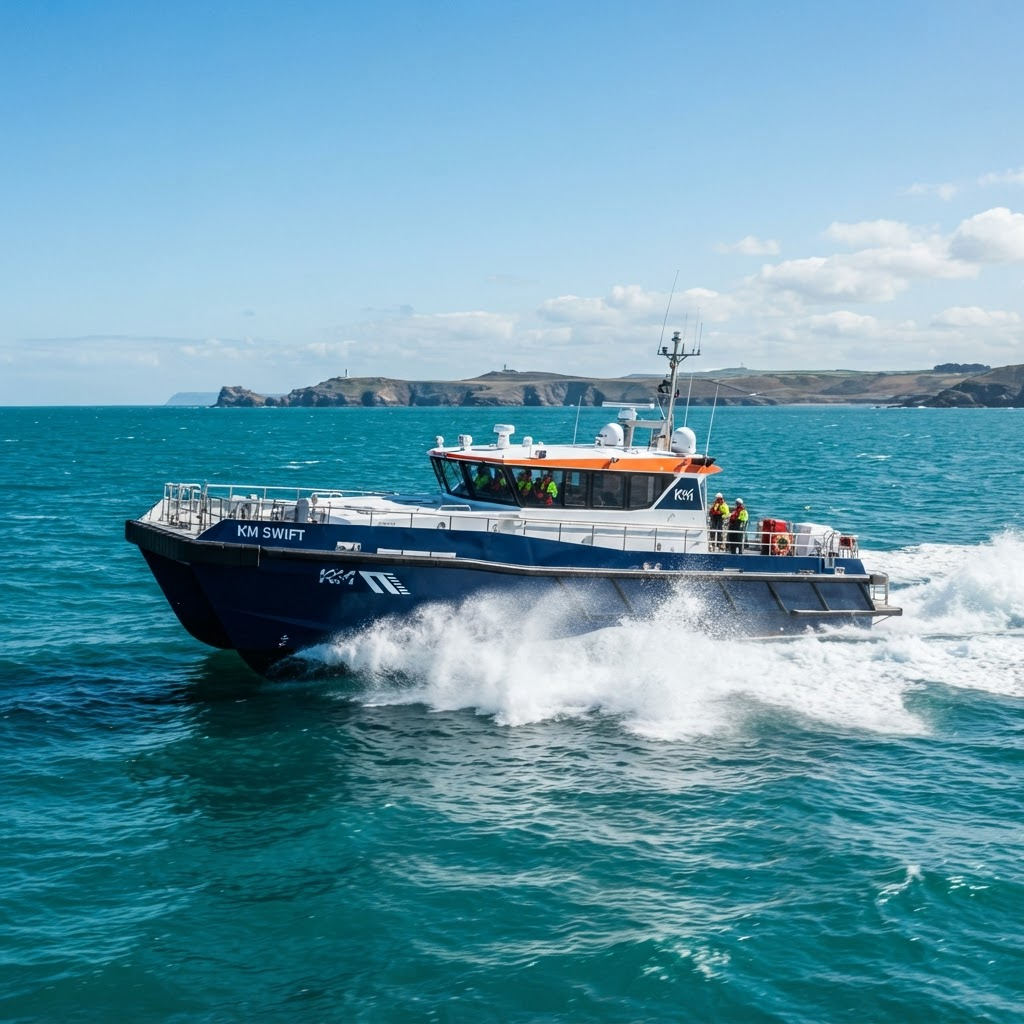 KM Swift crew boats vessel